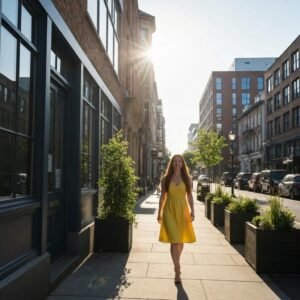 Family preparing for a move with packing boxes and a moving truck