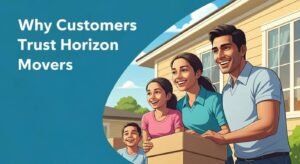 Horizon Movers team handling a move in Boston