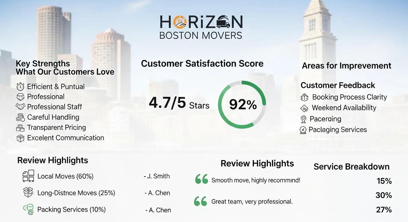 Discover What Customers Are Saying About Horizon Boston Movers: Reviews and Reliability Insights
