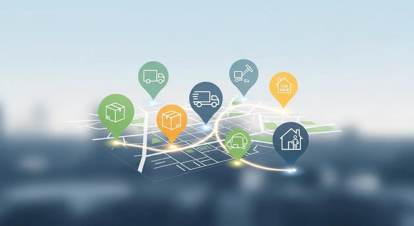 Movers loading a truck in Boston